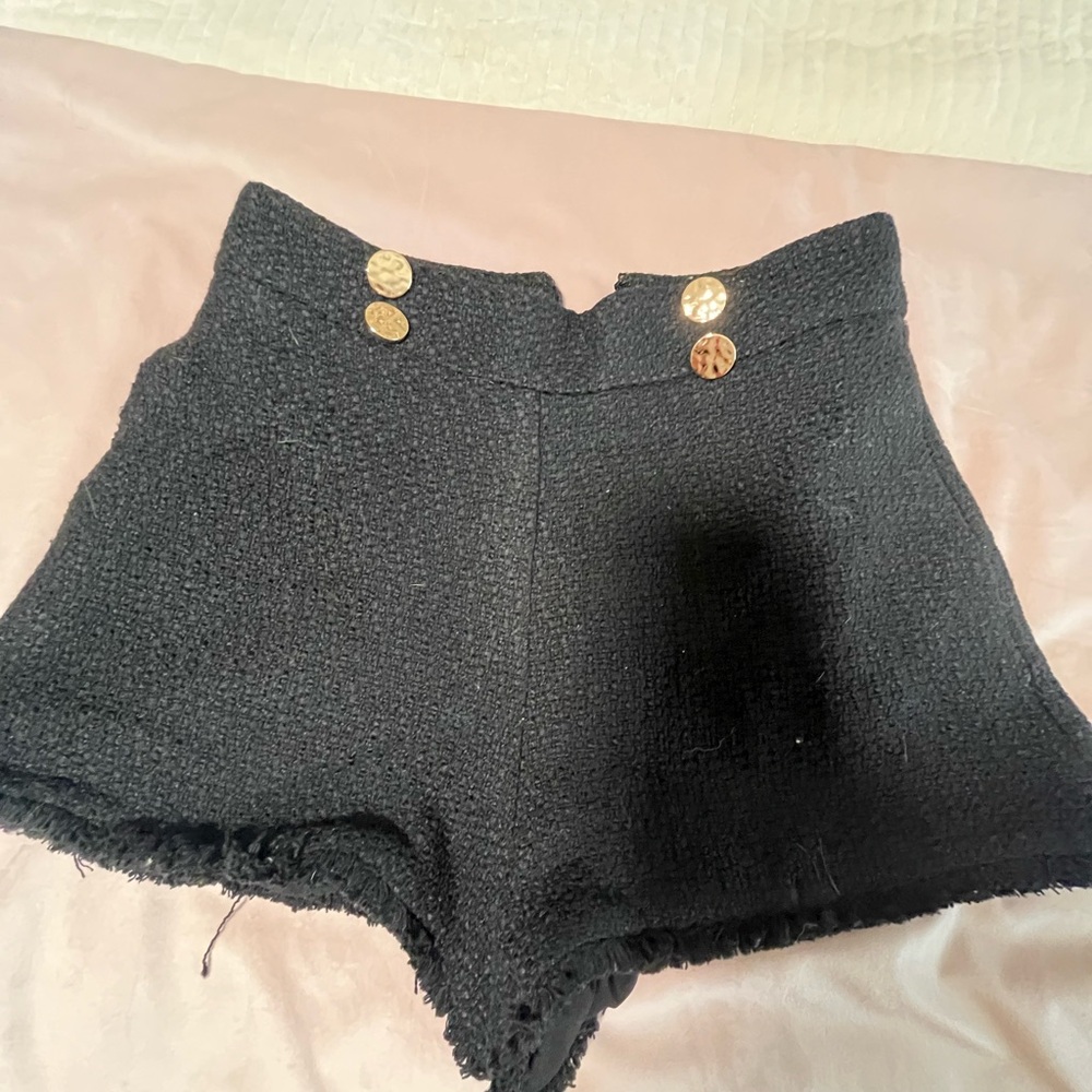 DO+BE Black High Waist Women Shorts